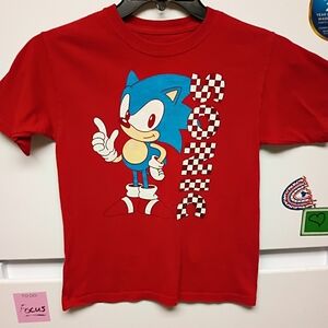 Sonic the Hedgehog Kids Red Graphic Tee